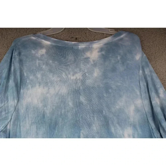 Lane Bryant Tye Dye Maxi Dress-Jersey Knit-14-16W-Pockets-Rayon-Soft - Picture 8 of 8